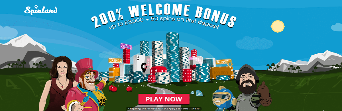 Spinland UK Casino Bonus