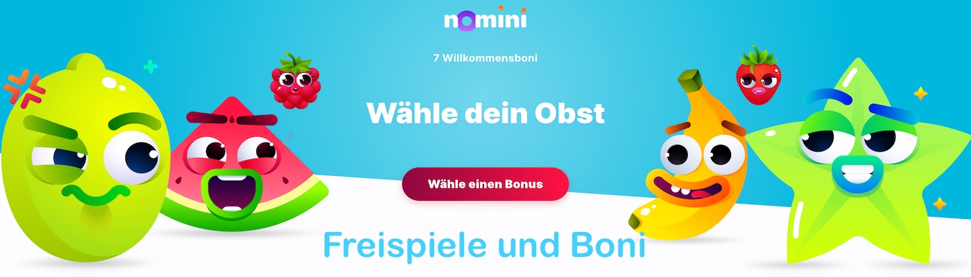 Nomini Willkommens Bonus